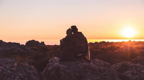 couple on top of rocks