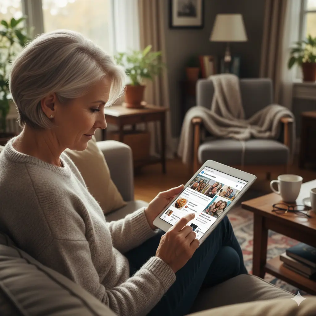 Woman working at home while planning to launch a small creative business on her laptop