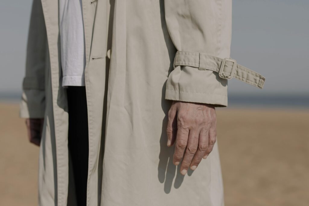 Man standing on the beach, symbolizing reflection and rediscovering play later in life